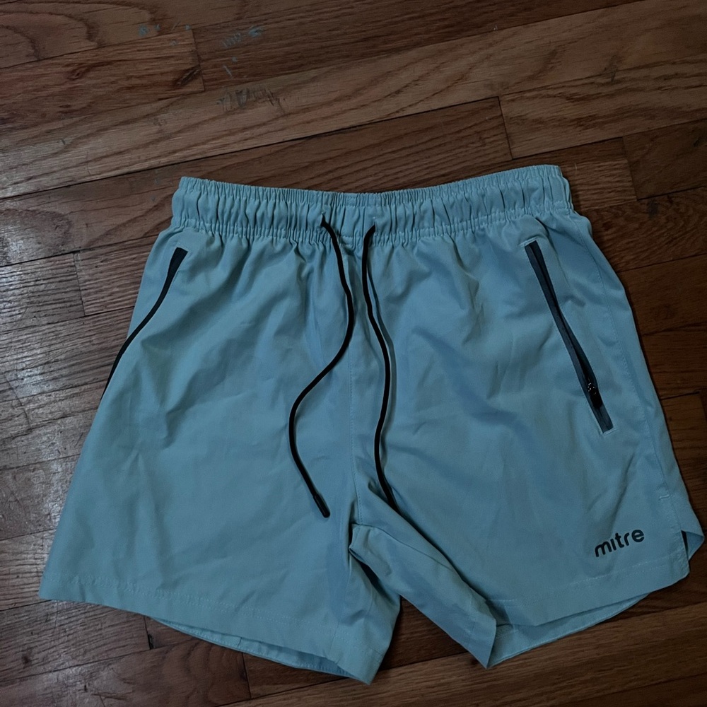 Mitre Men's Athletic Shorts - Light Blue
